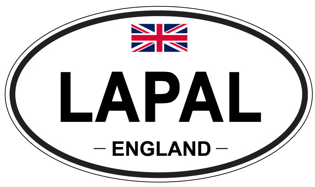 LAPAL, England - Oval Magnet