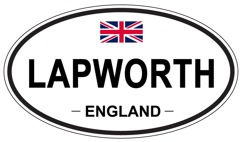 LAPWORTH, ENGLAND - Oval Sticker
