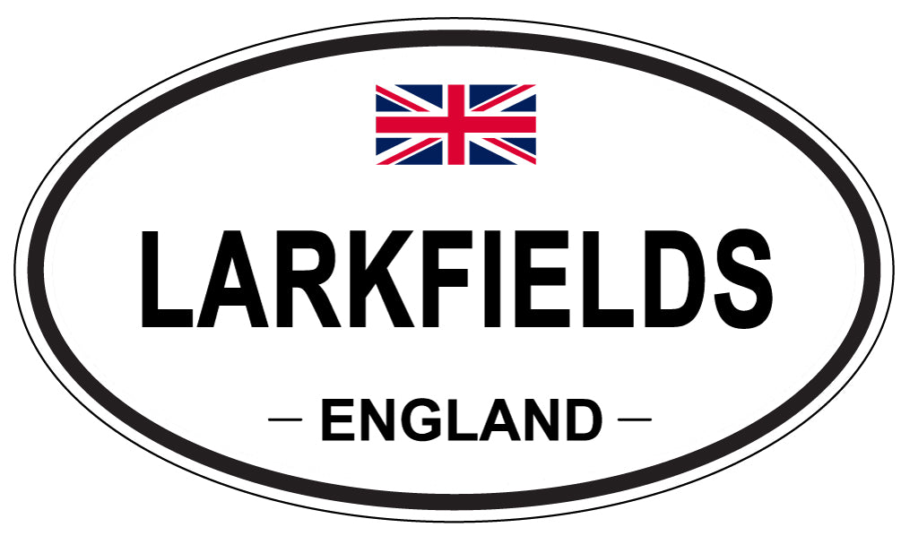 LARKFIELDS, England - Oval Magnet
