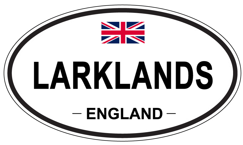 LARKLANDS, England - Oval Magnet