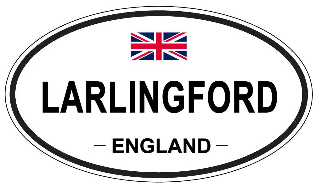 LARLINGFORD, England - Oval Magnet