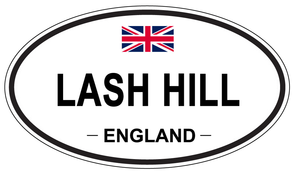 LASH HILL, England - Oval Magnet