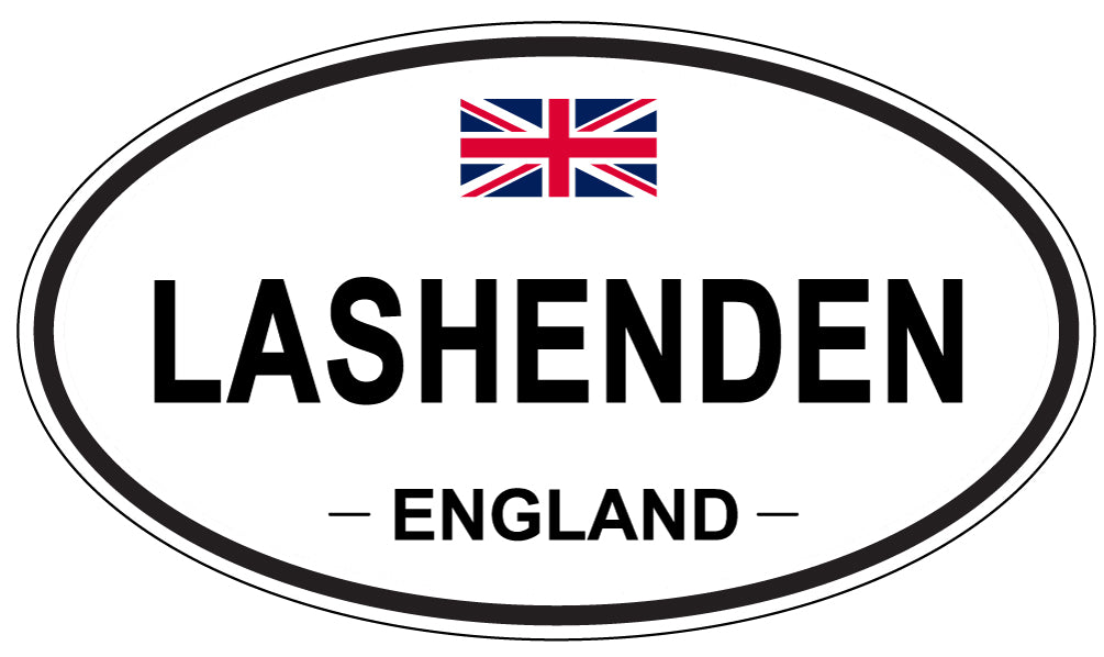 LASHENDEN, ENGLAND - Oval Sticker