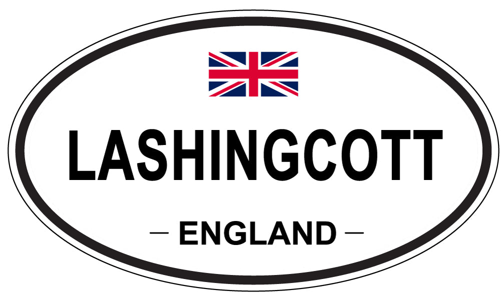 LASHINGCOTT, England - Oval Magnet