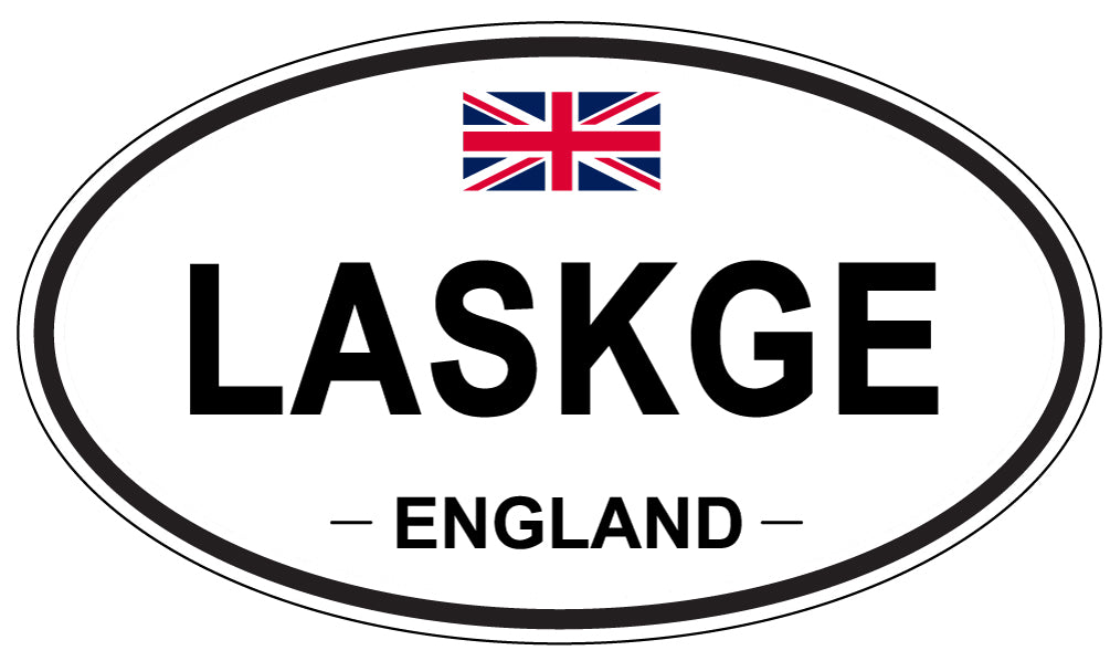 LASKGE, England - Oval Magnet