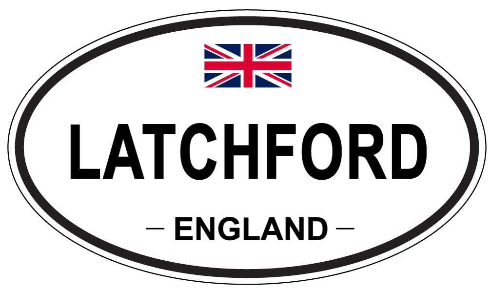 LATCHFORD, England - Oval Magnet