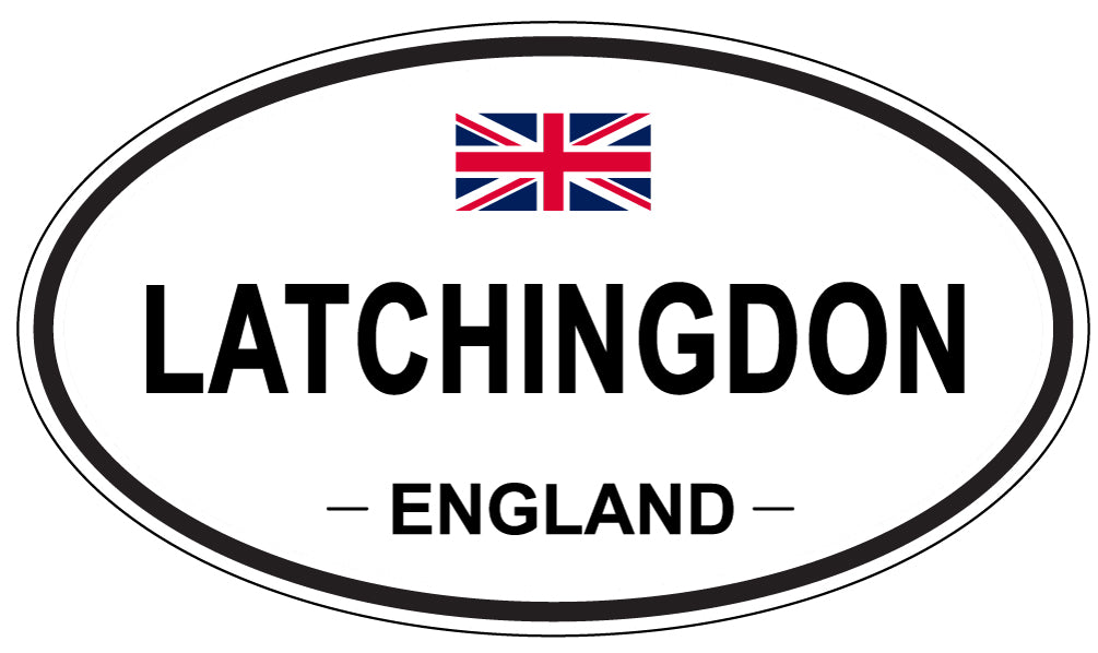 LATCHINGDON, England - Oval Magnet