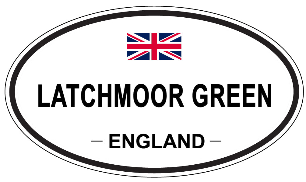 LATCHMOOR GREEN, England - Oval Magnet