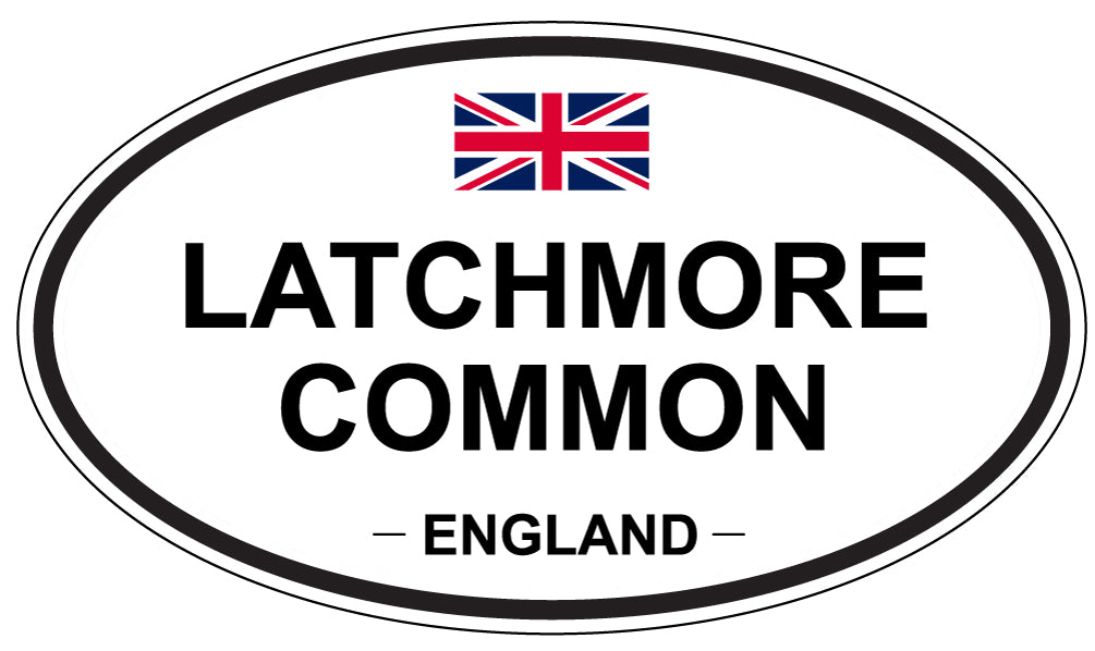 LATCHMORE COMMON, ENGLAND - Oval Sticker