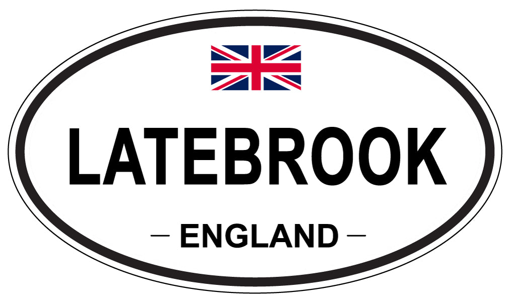 LATEBROOK, England - Oval Magnet
