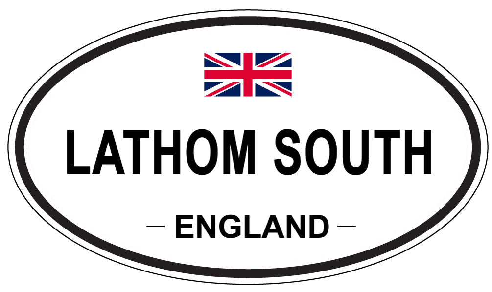 LATHOM SOUTH, England - Oval Magnet