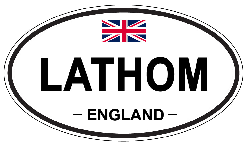LATHOM, England - Oval Magnet