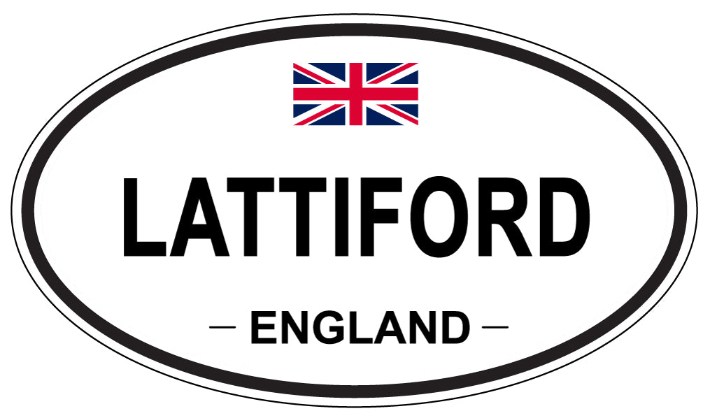 LATTIFORD, England - Oval Magnet