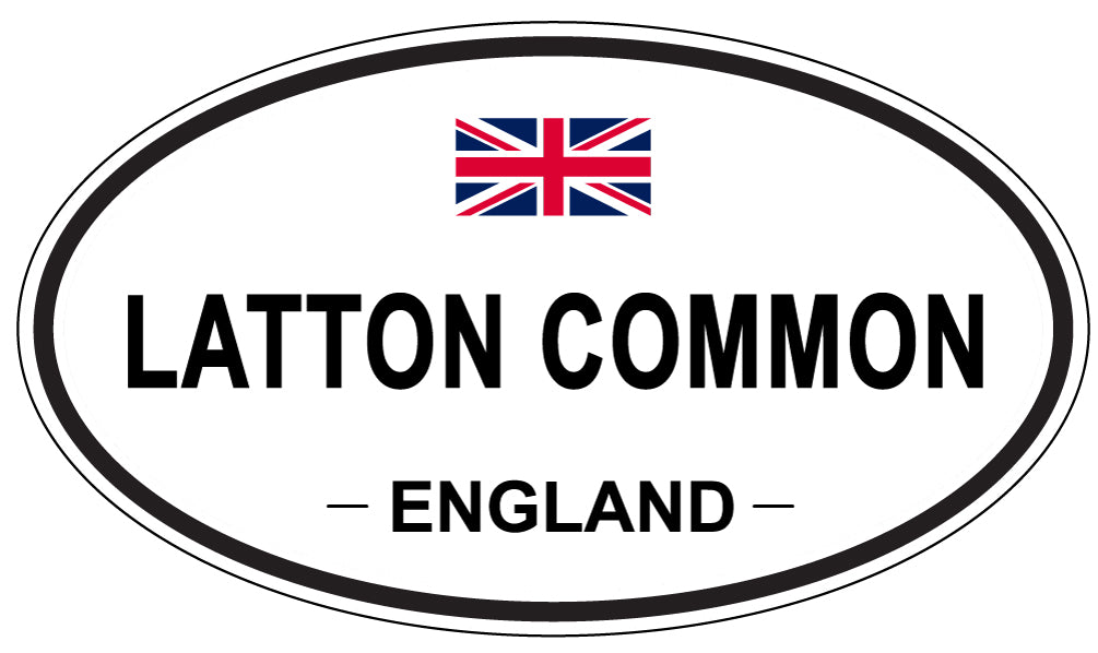 LATTON COMMON, England - Oval Magnet