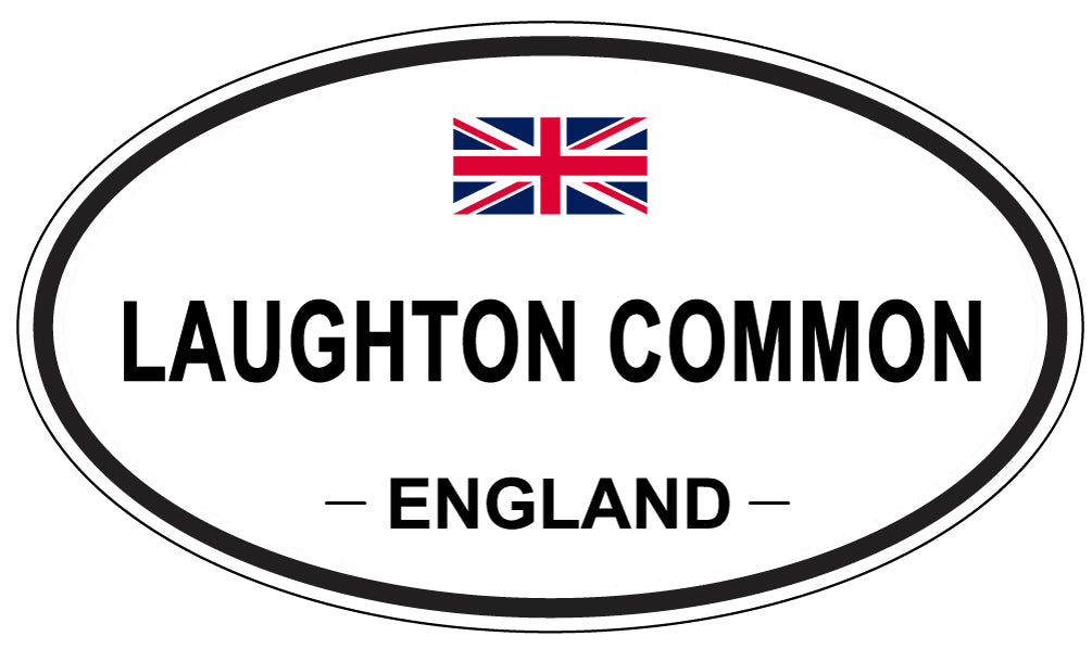 LAUGHTON COMMON, England - Oval Magnet