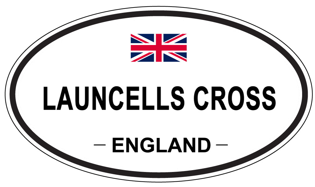LAUNCELLS CROSS, England - Oval Magnet