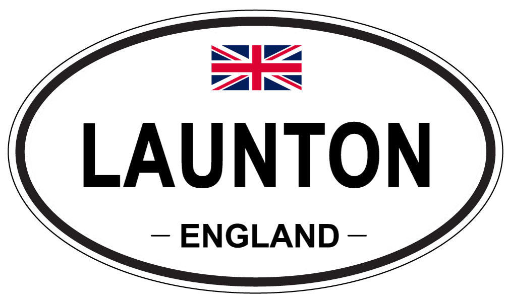 LAUNTON, ENGLAND - Oval Sticker
