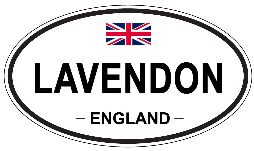 LAVENDON, England - Oval Magnet