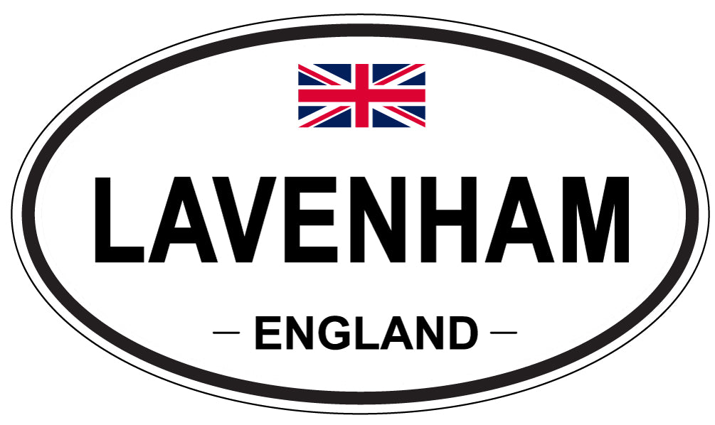 LAVENHAM, ENGLAND - Oval Sticker