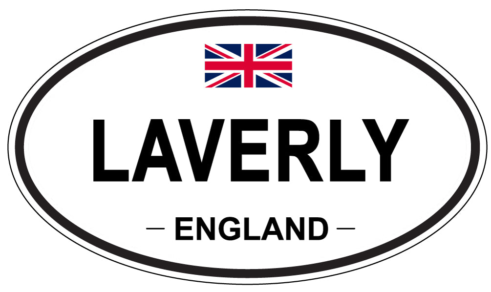 LAVERLY, England - Oval Magnet