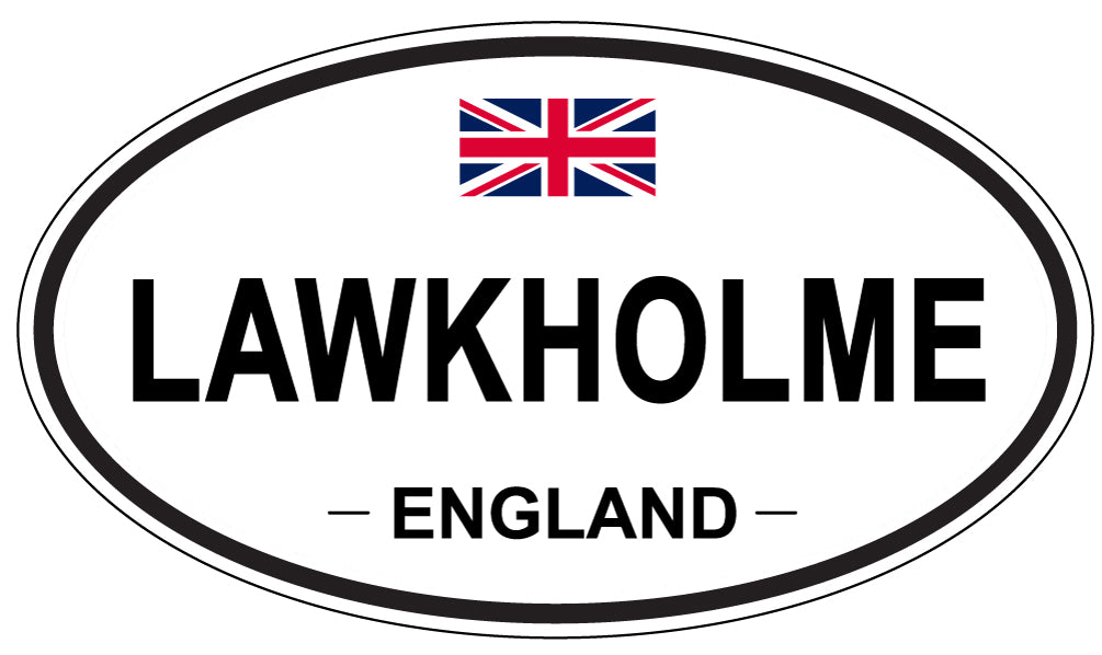 LAWKHOLME, England - Oval Magnet