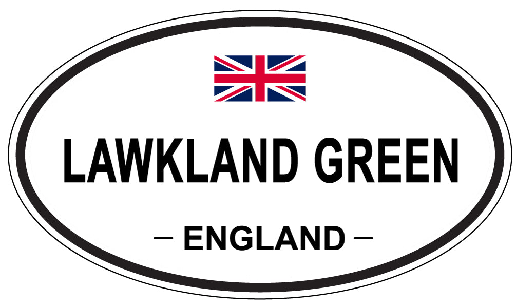 LAWKLAND GREEN, England - Oval Magnet