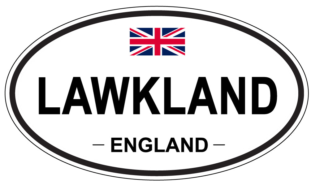 LAWKLAND, England - Oval Magnet
