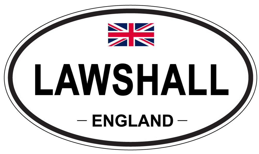 LAWSHALL, England - Oval Magnet
