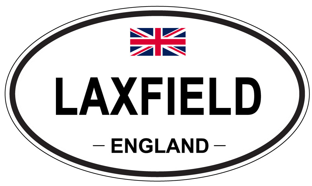 LAXFIELD, England - Oval Magnet