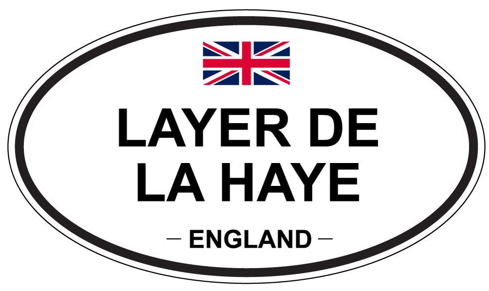 LAYER DE LA HAYE, England - Oval Magnet
