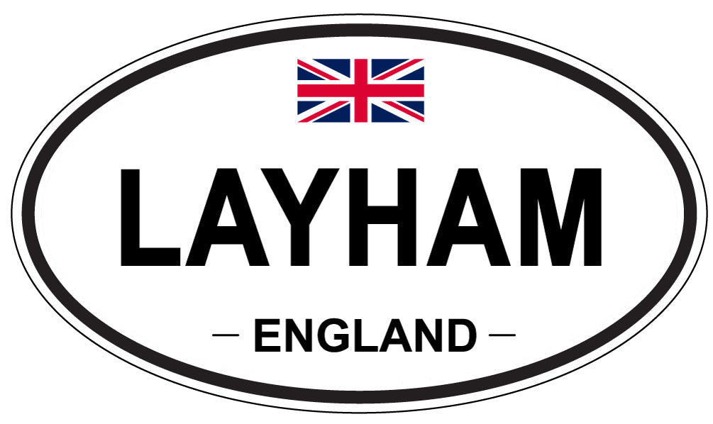 LAYHAM, England - Oval Magnet