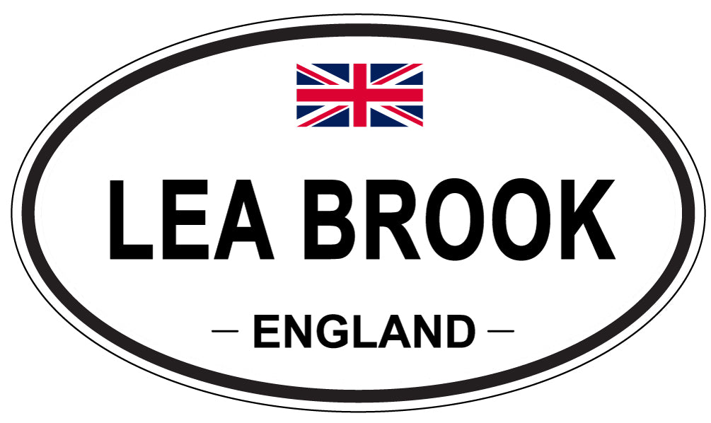 LEA BROOK, England - Oval Magnet
