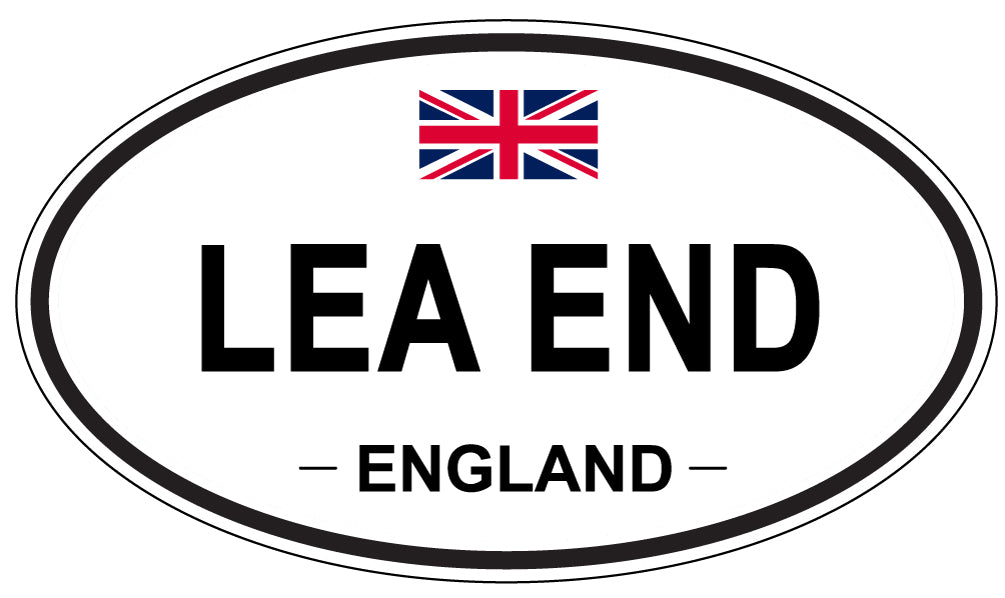LEA END, England - Oval Magnet