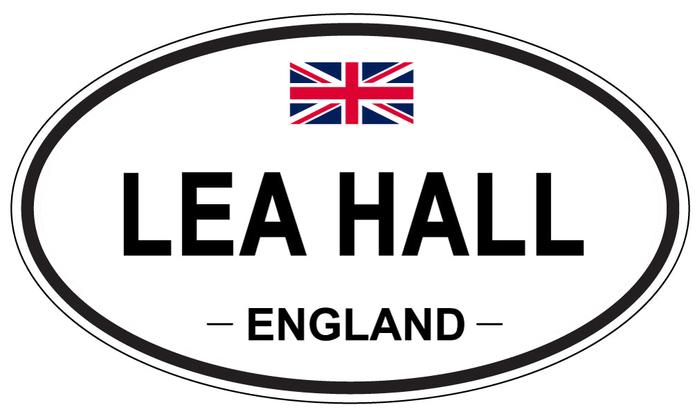 LEA HALL, England - Oval Magnet