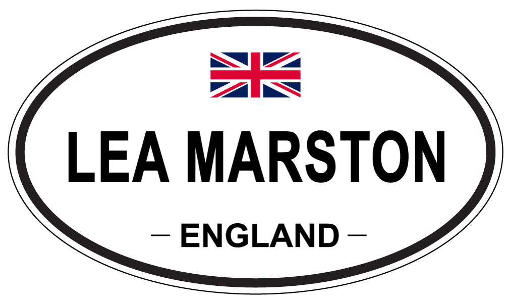 LEA MARSTON, ENGLAND - Oval Sticker