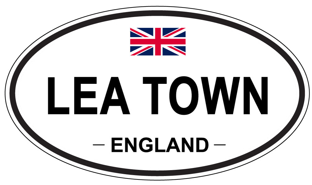 LEA TOWN, England - Oval Magnet