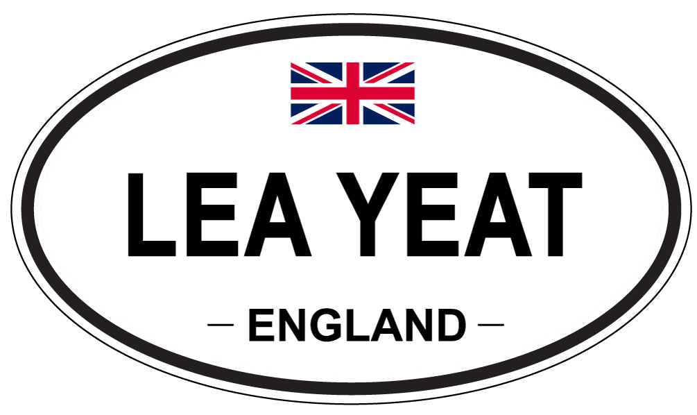 LEA YEAT, England - Oval Magnet