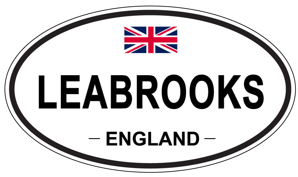 LEABROOKS, England - Oval Magnet