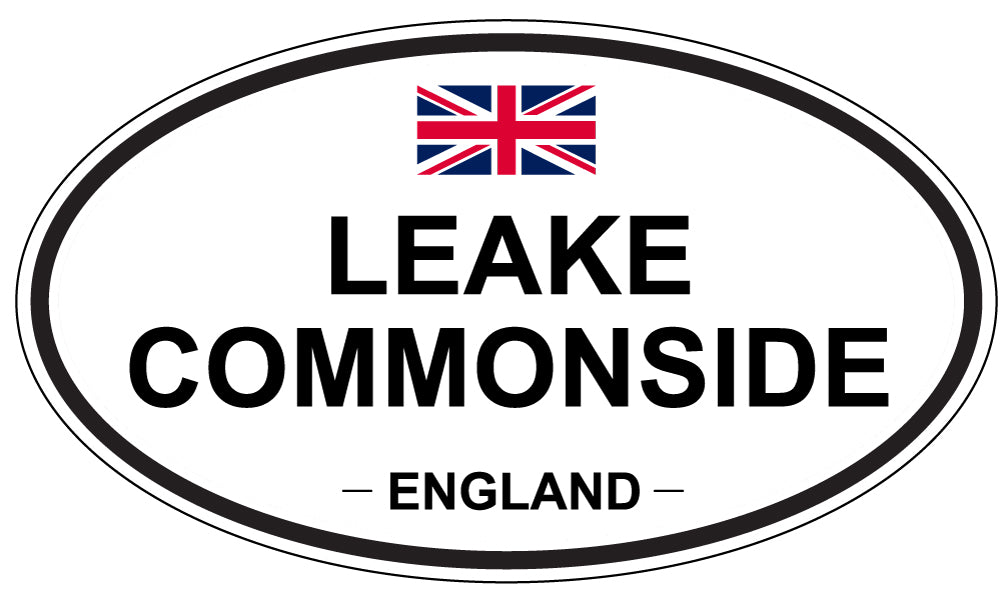 LEAKE COMMONSIDE, England - Oval Magnet