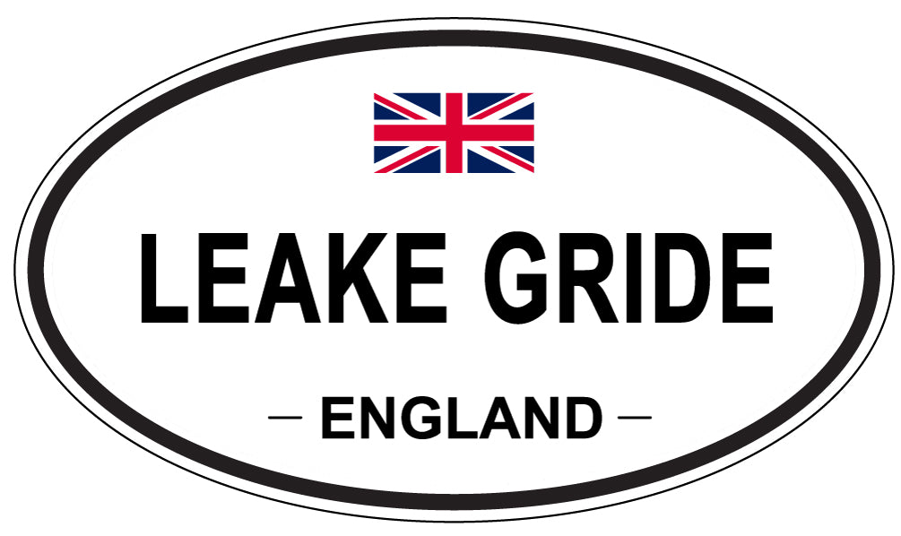 LEAKE GRIDE, England - Oval Magnet