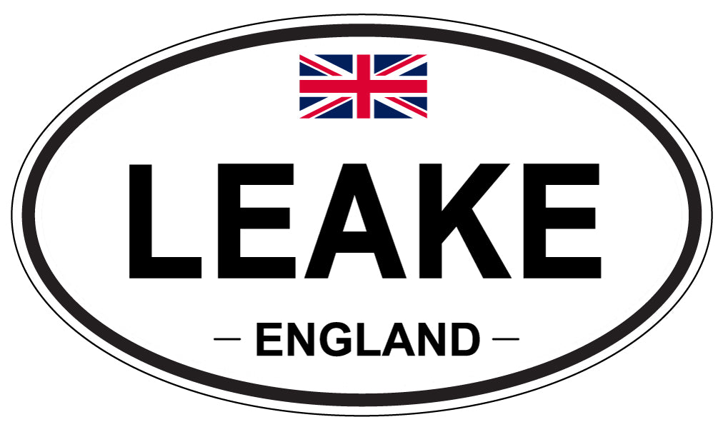 LEAKE, England - Oval Magnet