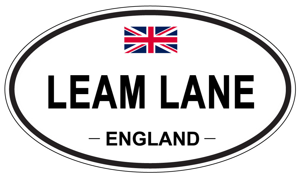 LEAM LANE, England - Oval Magnet