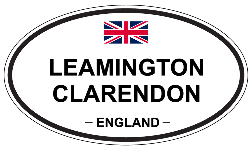 LEAMINGTON CLARENDON, England - Oval Magnet
