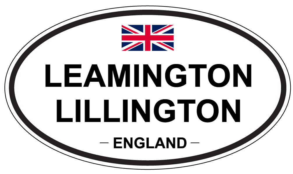 LEAMINGTON LILLINGTON, England - Oval Magnet