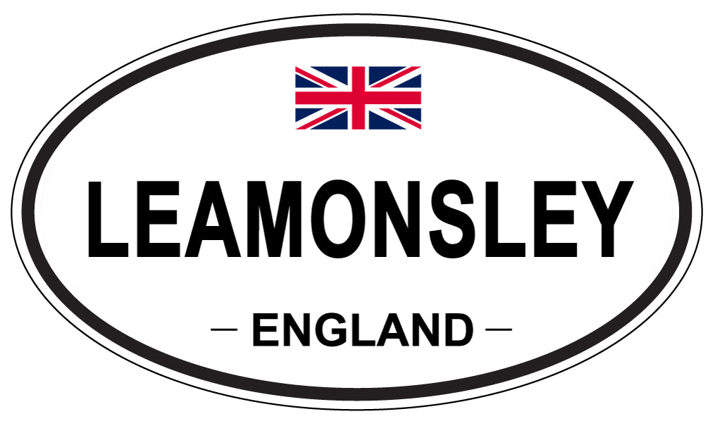 LEAMONSLEY, England - Oval Magnet