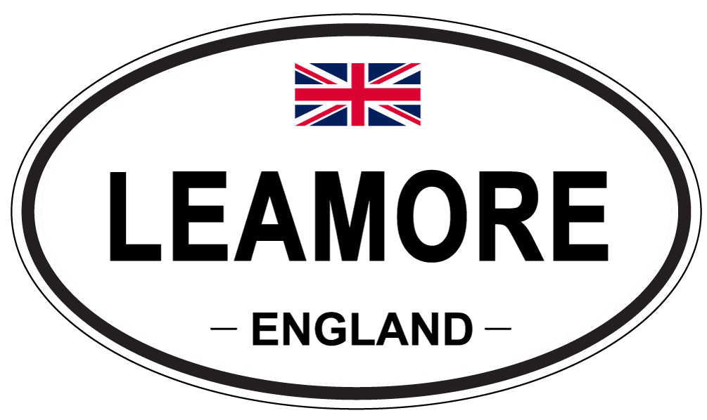LEAMORE, ENGLAND - Oval Sticker