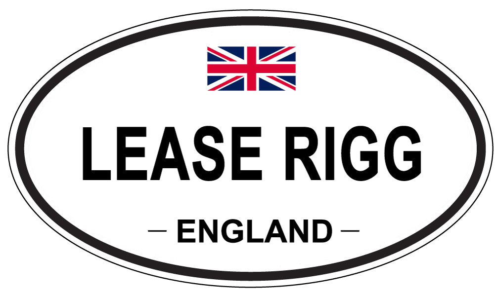 LEASE RIGG, England - Oval Magnet