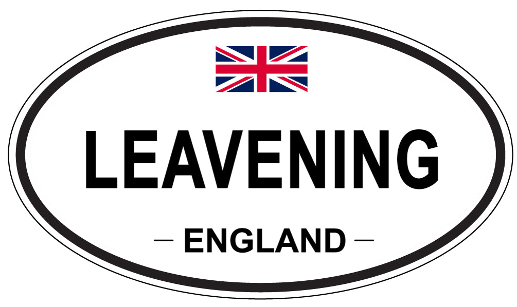 LEAVENING, England - Oval Magnet