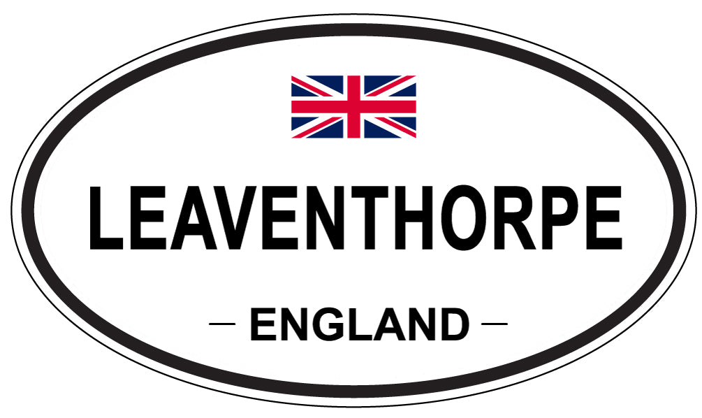 LEAVENTHORPE, England - Oval Magnet