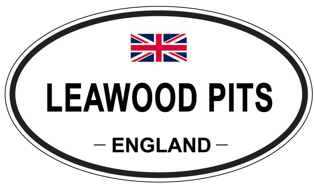 LEAWOOD PITS, England - Oval Magnet